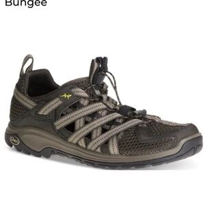 CHACO Men's Outcross Evo 1 hiking Shoes, Bungee , Olive color, 7US